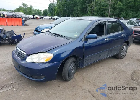 2006 Toyota Corolla Ce/Le/S from USA, damaged, VIN 2T1BR32E06C598078